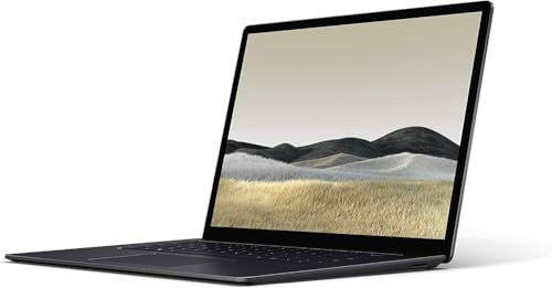 2019 Microsoft Surface Laptop 3 mit Intel Core i7-1065G7 (15 Zoll, 16 GB RAM, 256 GB SSD) (QWERTY Englisch) Schwarz (generalüberholt)