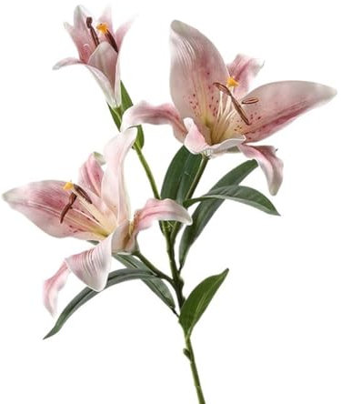 Fiori artificiali per la decorazione Giglio profumato del profumo della pittura a olio del fiore artificiale moderno adatto for la composizione floreale del vaso dell'hotel di nozze del salone della c