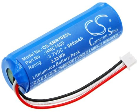 TECHTEK Battery 900mAh compatible with [Xiaomi] for 70mai A500S, for 70mai Pro, for Midrive D02, for Midrive D04, for Smart Dash Cam Pro replaces HMC1450