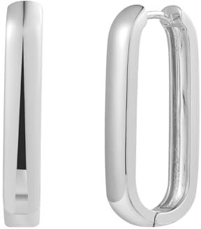 XENOX® Link Large Creolen - Damen Ohrringe aus hochwertigem 925/- Sterlingsilber | XS91552