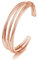 LILIE&WHITE Roségold Armreif Armband für Damen – Modernes Design mit Mehreren Ringen, Hypoallergen, Langlebig, Stilvoller Schmuck als Geschenk für Besondere Anlässe