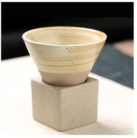 DOLPTBEZM Coffee s 100ml Kreative Retro Keramik Kaffeetasse Teetasse Keramik Porzellantasse Teetasse für Büro und Zuhause