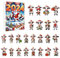 LZYWOD 2024 Adventskalender Countdown-Kalender Highland Kuh, 24 Tage Adventsanhänger, Cartoon-Kuh, Highland Chris Kalender