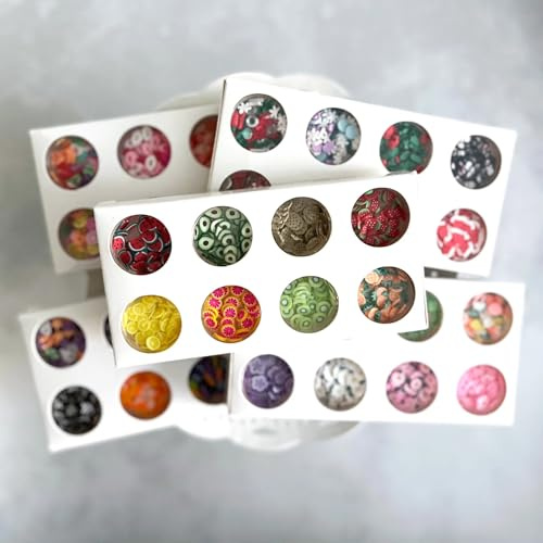 40 einzigartige Designs von Tonstreuseln, Sortimentspackung für Bastelarbeiten, Sammelalben und Karten, perfekt für DIY-Urlaubsprojekte und handgefertigte Kreationen, Shaker-Karten-Verzierungen, 5