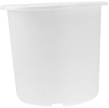 BESPORTBLE 1 Satz Wurzelkontrolltöpfe Anlage Orchidee plastikblumen im Topf airy blumentopf Double Layer Flowerpot Orchid Pot Kindergarten Blumentopf Pflanzenbehälter aus Kunststoff Weiß