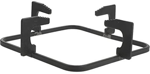 HOMSFOU 1 Pc Supporto Fornello a Gas Bruciatore a Propano Cremagliera Del Bruciatore a Gas Diffusore Calore Stufa Supporto Wok Per Piano Cottura a Gas Griglia Della Stufa Jet Black Ghisa