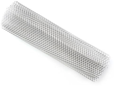 Auto Griglia Alluminio 100 Cm X 33 Cm 6 * 12mm Foro Auto Da Corsa Camion Paraurti Griglia Griglia Mesh Net Vent Argento Tuning Universale Fai Da Te Proteggi Griglia Paraurti Anteriore
