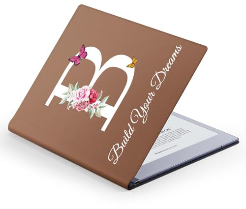 OLAIKE Custodia Personalizzato per Remarkable 2 Paper Tablet 10.3 - 2020 Release, Personalizza con Iniziale Stampata, Testo, Nome e Logo (Marrone)