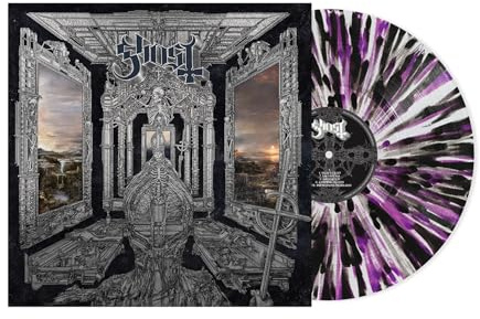 Ghost Skeletá Exclusive Purple Black Splatter Record Album LV Edition