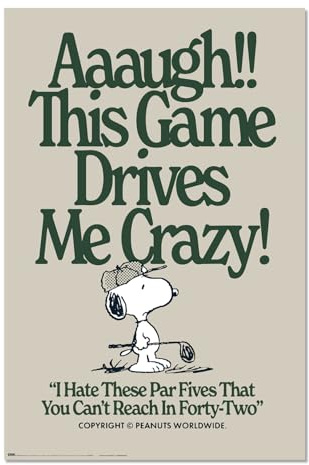 Grupo Erik Peanuts Snoopy Poster Kunstdruck Merch | Poster Deko Wohnzimmer oder Deko Schlafzimmer - Deko Zimmer - Größe 61 x 91 - Offizieller Snoopy Fanartikel