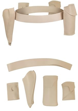 KoleGoe Padmé Amidala Gürteltasche Cosplay-Kostümzubehör Ledergürtel-Set Halloween-Karnevals Kostüm Zubehör