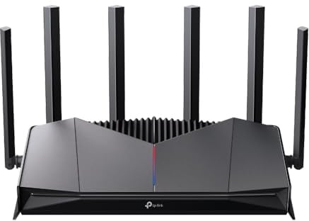 TP-Link Archer GE400 BE6500 Router da gioco Wi-Fi 7 dual-band | Velocità 6,5 Gbps | 2 × 2.5G WAN LAN + 3 × 1G LAN | USB 3.0 | 6 antenne | Pannello di gioco RGB | Compatibile con Alexa e Google