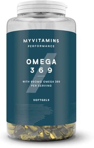 Omega 3-6-9 Supplement with EPA & DHA, Supports Fitness Goals and General Wellbeing, Premium Blend of Essential Fatty Acids – 120 Softgels