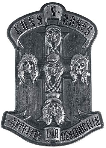 Guns N' Roses Appetite for destruction Pin's gris