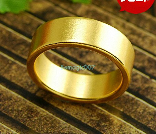 Magic Accessories Magnetischer Ring, Gold (erhältlich bis 18,19,20 mm) / Gold Wizard PK Ring Magnetic Ring (erhältlich in 18,19,20 mm) – Magic Accessories (19 mm Wizard PK Ring Gold)