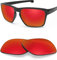 BLAZERBUCK Lentes de repuesto para gafas de sol Oakley Sliver XL OO9341, Rojo (Fire Red - Polarized), 0