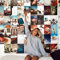 Flamingueo Wanddeko - 100 Fotowand, Deko Schlafzimmer, Poster Set, Zimmer Deko Mädchen Teenager, Wandbild, Deko Schlafzimmer, Poster Vintage, Ästhetik Deko, Fotovorhang (Miami)