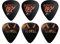 Perri's Leathers Ltd. - Motion Guitar Picks - AC/DC - Highway to Hell - Official Licensed Product - 6 Pack - MADE in CANADA.