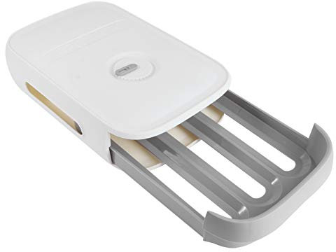 Cabilock 1 Pc Caja De Almacenamiento De Huevo Congelador Bandeja De Bandeja De Papel De Cartón De Huevera De Despensa Cubertero Familiar Dispensador El Plastico
