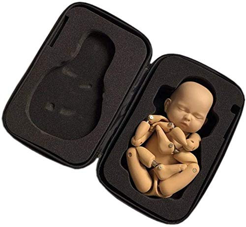 UIGJIOG Neugeborenes Baby-Fotografie Props, Fotografie Silikon-Baby-Simulation Puppe-Baby-Modelle Aufstellung Puppe Articulated Kugelgelenkartigen Simulation Ausbildung Spielzeug
