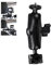 Eyeon Support pour Appuie-tête de Siège de Voiture avec Bras à Double Douille et Vis 1/4, Kit de Support pour Go Pro YI DJI OSMO Action Camera et Téléphone(6-10 cm) Vidéos de Conduite Vlog