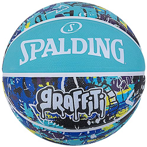 Spalding Graffiti Ball 84373Z, Unisex basketballs, Blue, 7 EU