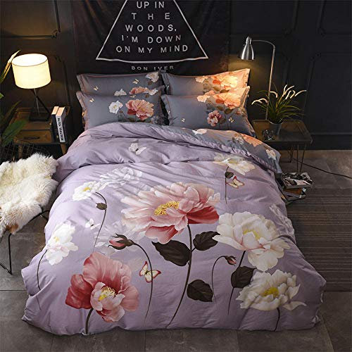 OKJK Bierbaum Bettwäsche,Hypoallergene Bettbezug Sets Matratzenschoner Anime Print Bettwäsche Atmungsaktive Luxus Bettbezug Mikrofaser Bett Sets