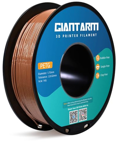 GIANTARM PETG Filament 1,75 mm braun 3D-Drucker 1 kg Spool