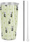 RFSHOP Panda Bamboo - Tazza da viaggio termica in acciaio inox con coperchio, a tenuta stagna, per attività all'aperto, uso in ufficio