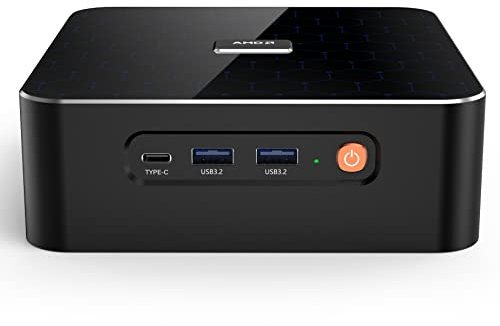 KINGDEL AMD Ryzen 7 7840HS Mini PC Computer 8 Core 16 Thread Up to 5.1GHz 8GB DDR5 RAM 512GB M.2 PCIe4.0 SSD Gaming Desktop with 2xLAN 3xUSB3.2 DP/HD/Thunderbolt W-11 Pro