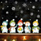 Wandtattoo Loft Fensterbilder Weihnachten 5 Schneemänner – Wiederverwendbar – A3 Bogen, 36 Sticker – Weihnachstdeko Fenster Kinderzimmer, Weihnachtsbilder Fenster, Fensterbild Winter Schneeflocken