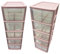 Tall Large Pink Multipurpose 5 Drawer Home Offixe Schools Storage Tower Unit With Clear Drawers (1)