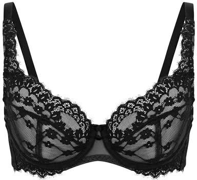 Hunkemöller Unwattierter Bügel-BH Daisy - Caviar - 70C