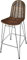 Dynamic24 Barhocker Rattan Barstuhl Tresenhocker Küchenstuhl Küche Tresen Stuhl Hocker
