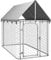 Outdoor dog kennel with roof 200x100x150 cm Pet supplies Model171496