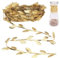 KARELLS 10M Golden Ranken,Kunstpflanze Ranke,Blättergirlande,Künstliche Ranke,Künstliche Blätter Blattband,DIY Blätter Girlande,für Party,Hochzeit,Zeremonie,Lampen-Dekoration