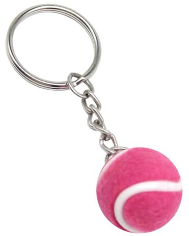 Tennisball-Schlüsselanhänger – Minii Tennisball-Schlüsselanhänger | Schlüsselanhänger mit 3D-Tennisball | Sport-Schlüsselanhänger mit Tennisball | Kreative Schlüsselanhänger mit Tennisball für