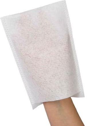 50 Stück Einmalwaschlappen wasserabweisend, Einmal Waschlappen sanft, Baby Waschhandschuhe,für Babypflege, Intimpflege und Haushaltsreinigung
