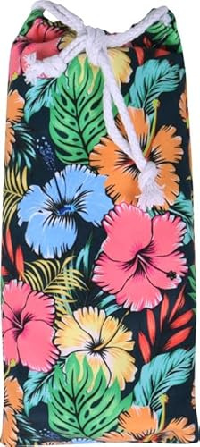 Capelli New York - Mikrofaser Badetuch, Hibiskus Hawaii Blumen