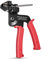 LEENUE Metal Cable Tie Gun, Heavy Steel Cable Tie Cutter, Fasten and Cut Stainless Steel Cable Ties, for Outdoor Chain Link Fence Ties, Exhaust Pipe and Cables