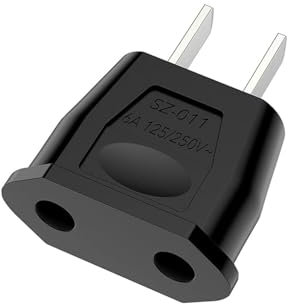 VIEVRE Reiseadapter, Adapter Japan, EU to US Adapter, Adapter USA Deutschland Stecker, USA Stecker Adapter,Deutschland auf US-Steckeradapter, Europa/US/China/Japan/Kanada Universaladapter, Schwarz