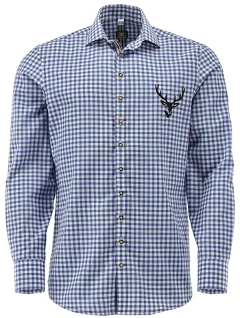 OS Trachten Trachtenhemd Slim Fit Lamenta