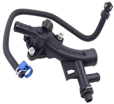 XUBOR Salida de Agua de la Carcasa del termostato y Manguera de refrigerante del radiador del Motor con Sensor, for Vauxhall Opel Astra 2009-2019 Caja del termostato del radiador