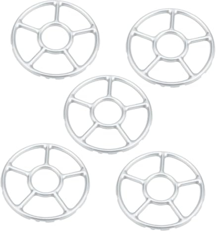 MUCKLILY 5stücke Untersetzer für Gasherde Wok-ständer Topfhalter aus Verzinktem Stahlblech Rutschfester Wok-ring Metallgestell für Töpfe Gasherd-zubehör