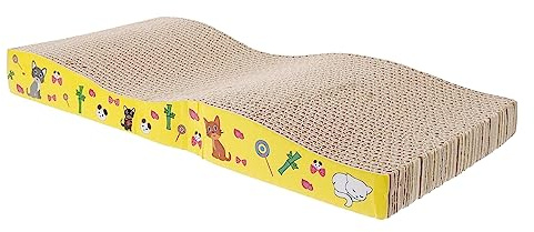 TOYANDONA Grattoir Chat Forme De Vague Jouet Amusant Et Résistant à Usure pour Chaton Planche à Gratter pour Chat