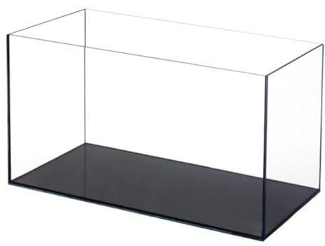 Ultraklares Glas-Aquarium – Randloses Tischaquarium für Kampffische, Goldfische und Aquascaping, Kristallglas-Aquarium als Dekoration für Zuhause und das Büro(Small)