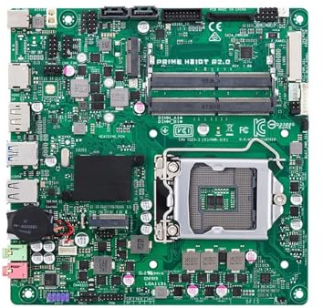 Carte mère Fit for ASUS Prime H310T R2.0 Compatible avec Les processeurs Intel Core i5-9400F, i5-9600K, i7-8700K et i9-9900KF, mémoire DDR4 2666 MHz, Socket LGA 1151, HDMI, Format Mini-ITX.