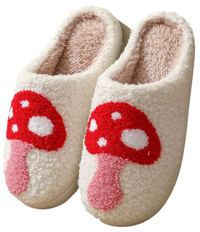 Chaussons Femme Hiver Peluche Mémoire de Forme Antidérapantes Festives | Peluche Douce Festive, Mémoire de Forme, Semelle Antidérapante, Design Original, Chaussons Chauds Cadeau