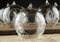 6 X Clear Hanging Glass Bauble Sphere Ball Candle Tea Light Holder Clear Garden Outdoor 8 cm