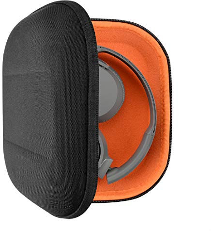 Geekria Shield - Custodia per cuffie compatibile con Skullcandy Crusher ANC 2, Crusher ANC, Supra Hesh 3, Hesh Evo, Hesh ANC, custodia rigida di ricambio da viaggio con vano per cavi (nero)